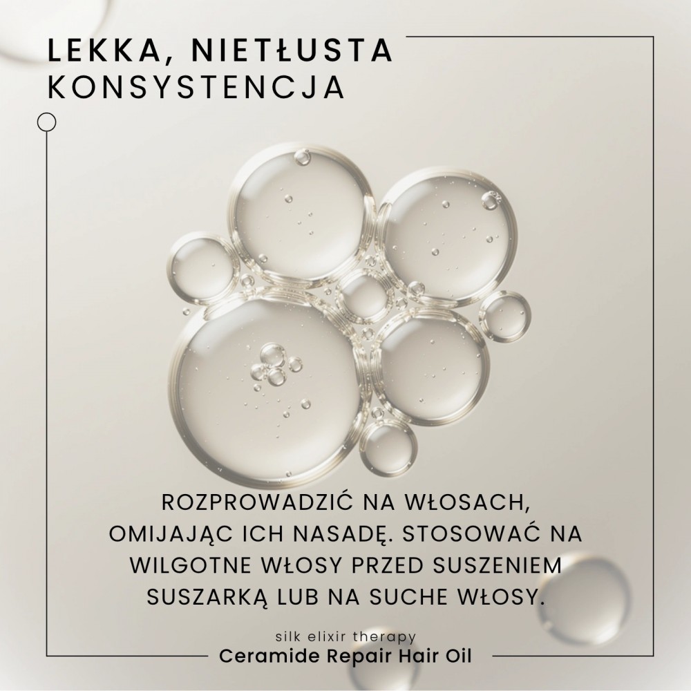 System odbudowy i wypełniania włosów z aminokwasami jedwabiu - Silk Elixir Therapy