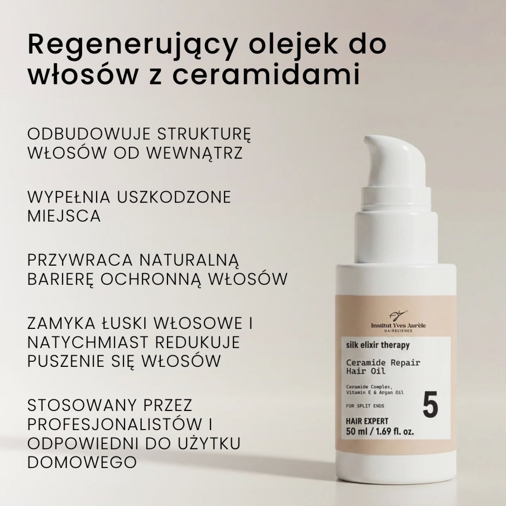 System odbudowy i wypełniania włosów z aminokwasami jedwabiu - Silk Elixir Therapy