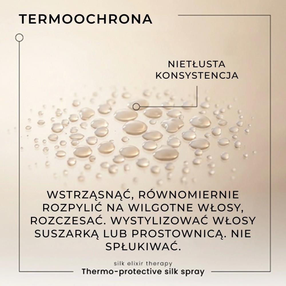 System odbudowy i wypełniania włosów z aminokwasami jedwabiu - Silk Elixir Therapy