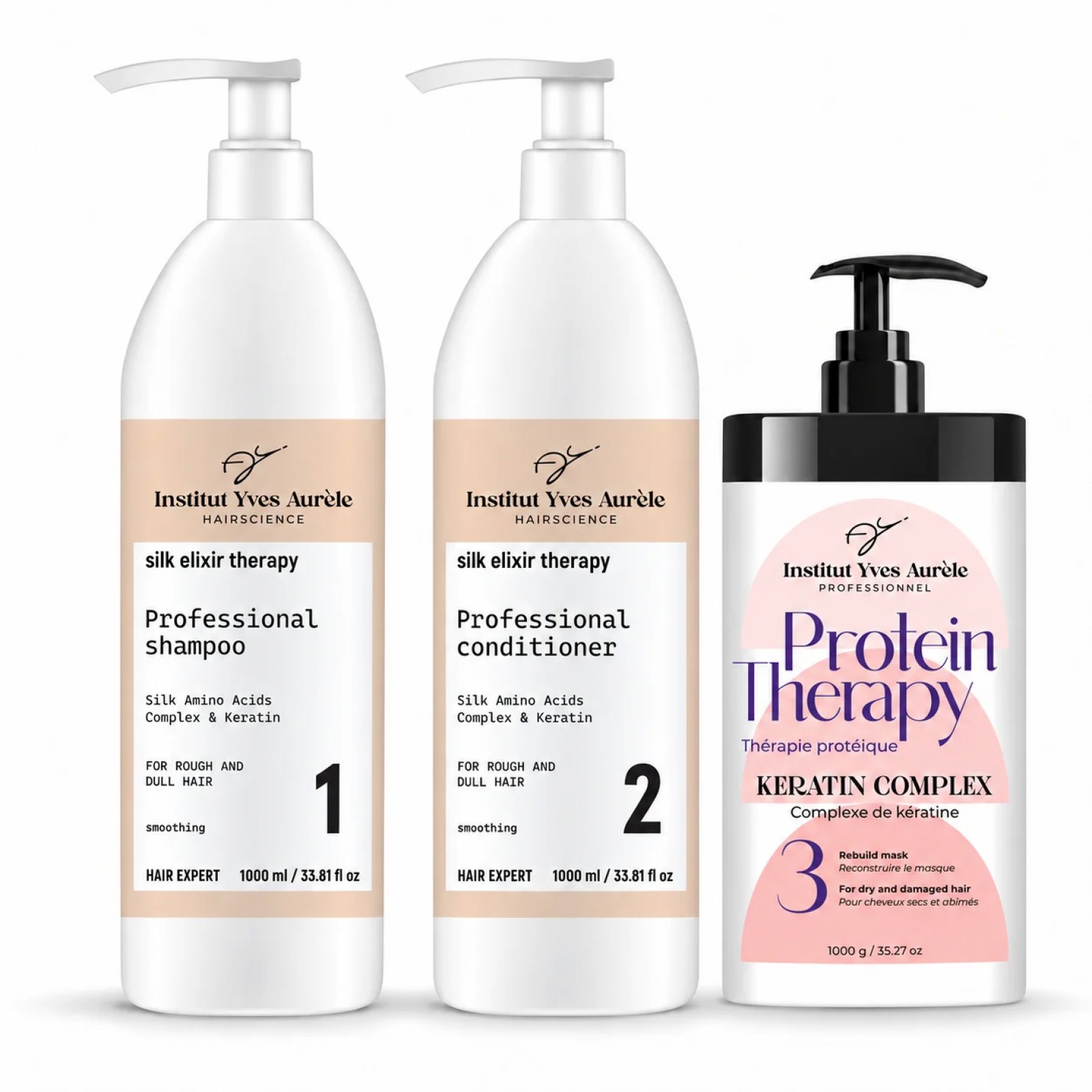 System odbudowy i wypełniania włosów - Silk Elixir Therapy